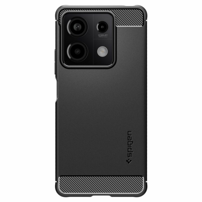 Husa Xiaomi Redmi Note 13 5G Spigen Rugged Armor, negru