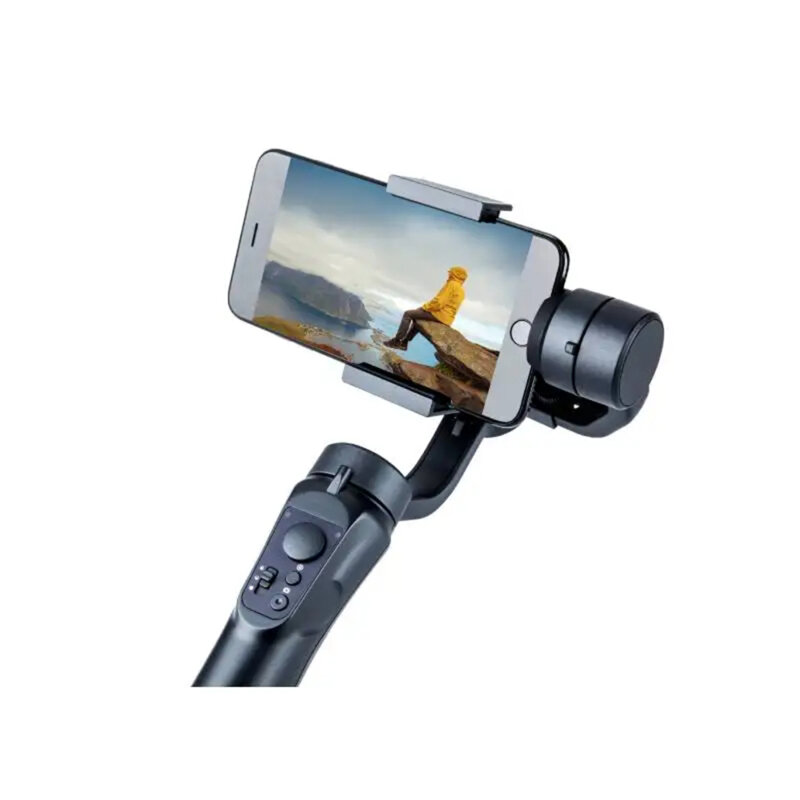 Gimbal stabilizator telefon cu joystick Techsuit H4, negru