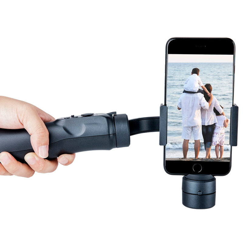 Gimbal stabilizator telefon cu joystick Techsuit H4, negru