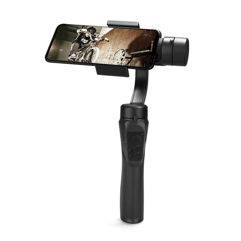 Gimbal stabilizator telefon cu face tracking Techsuit F6
