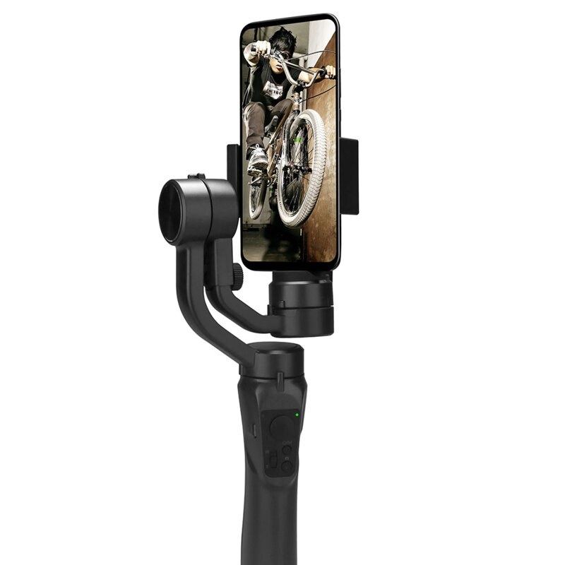 Gimbal stabilizator telefon cu face tracking Techsuit F6