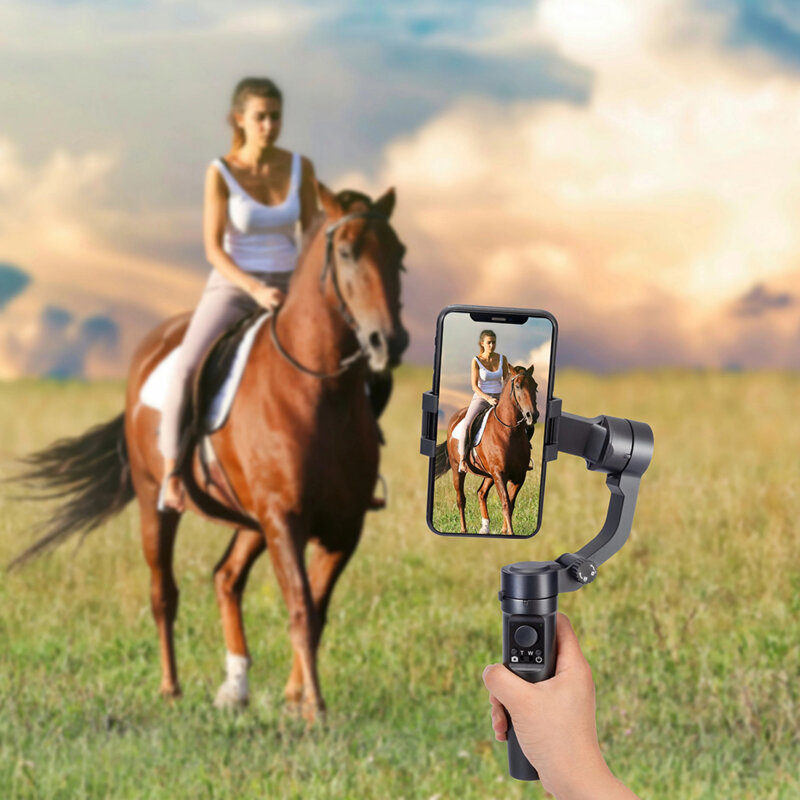 Gimbal stabilizator pentru telefon cu trepied Techsuit F3