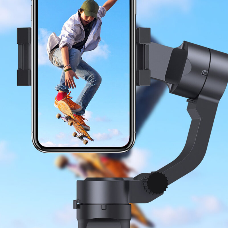 Gimbal stabilizator pentru telefon cu trepied Techsuit F3
