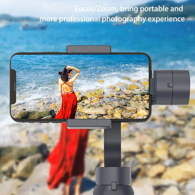 Gimbal stabilizator telefon cu face tracking Techsuit F10 Pro