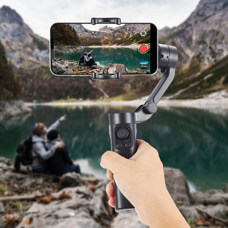 Gimbal stabilizator telefon cu telecomanda Techsuit F5 Plus