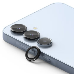 [Pachet 2x] Folie sticla camera Samsung Galaxy A35 5G Ringke Camera Lens Frame, negru