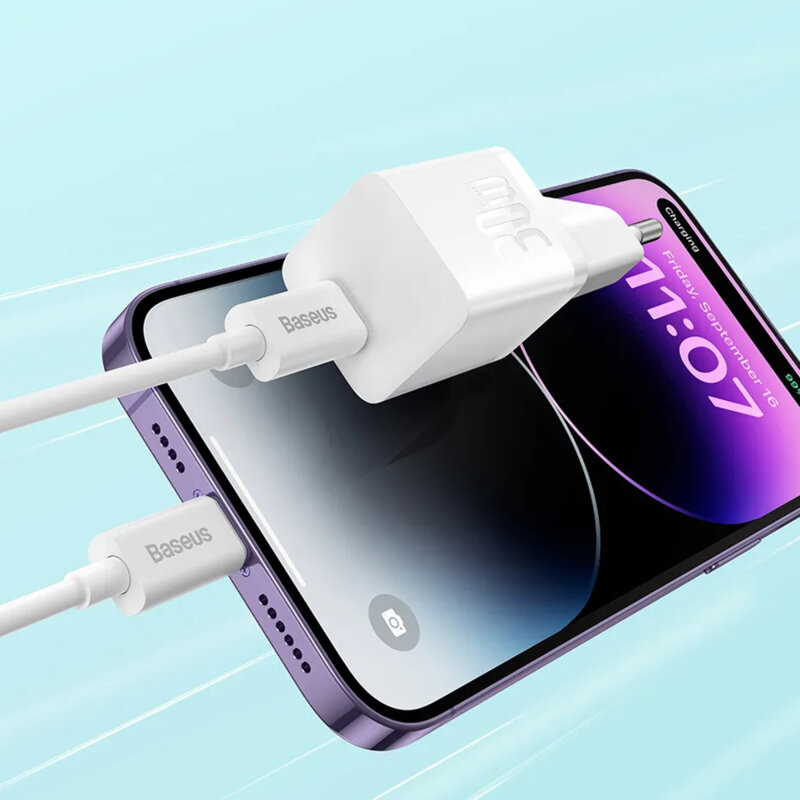Incarcator Type-C + cablu Type-C Baseus, P10110902313-00