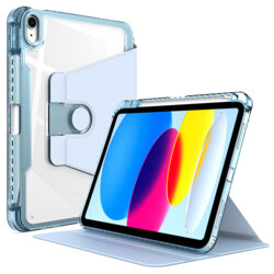 Husa iPad 10 (2022) 10.9 Techsuit Crystal Vision, bleu