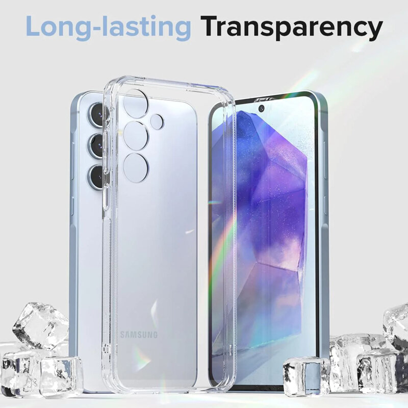 Husa Samsung Galaxy A55 5G Ringke Fusion, transparenta