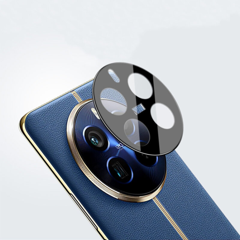 Folie camera Realme 12 Pro Techsuit Full Glass, negru