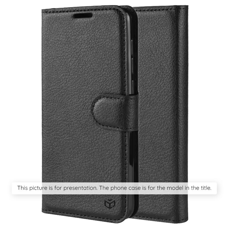 Husa iPhone 12 Pro Max Techsuit Leather Folio, negru