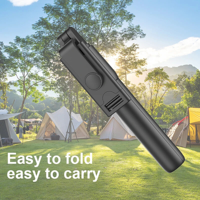 Selfie stick Bluetooth cu telecomanda Techsuit S05, 100cm