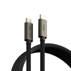 Cablu de date Fast Charging Type-C 240W, 2m Ringke, negru