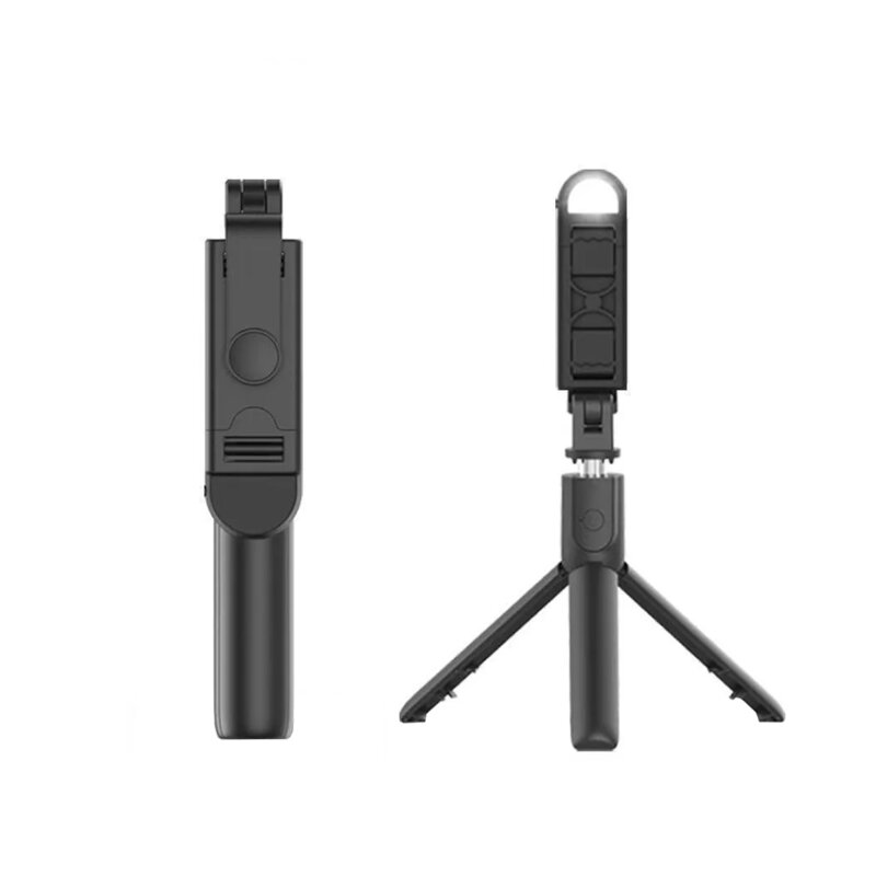 Selfie stick cu telecomanda si LED Techsuit S05-S, 105cm