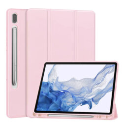 Husa Samsung Galaxy Tab S7 Plus 12.4 T970/T976 Techsuit Flex Trifold, roz