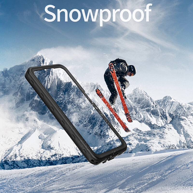 Husa impermeabila Samsung Galaxy A14 5G ShellBox Waterproof IP68, negru