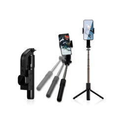 Selfie stick Bluetooth gimbal cu LED Techsuit C06