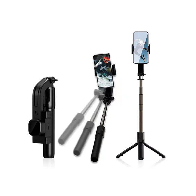 Selfie stick Bluetooth gimbal cu LED Techsuit C06