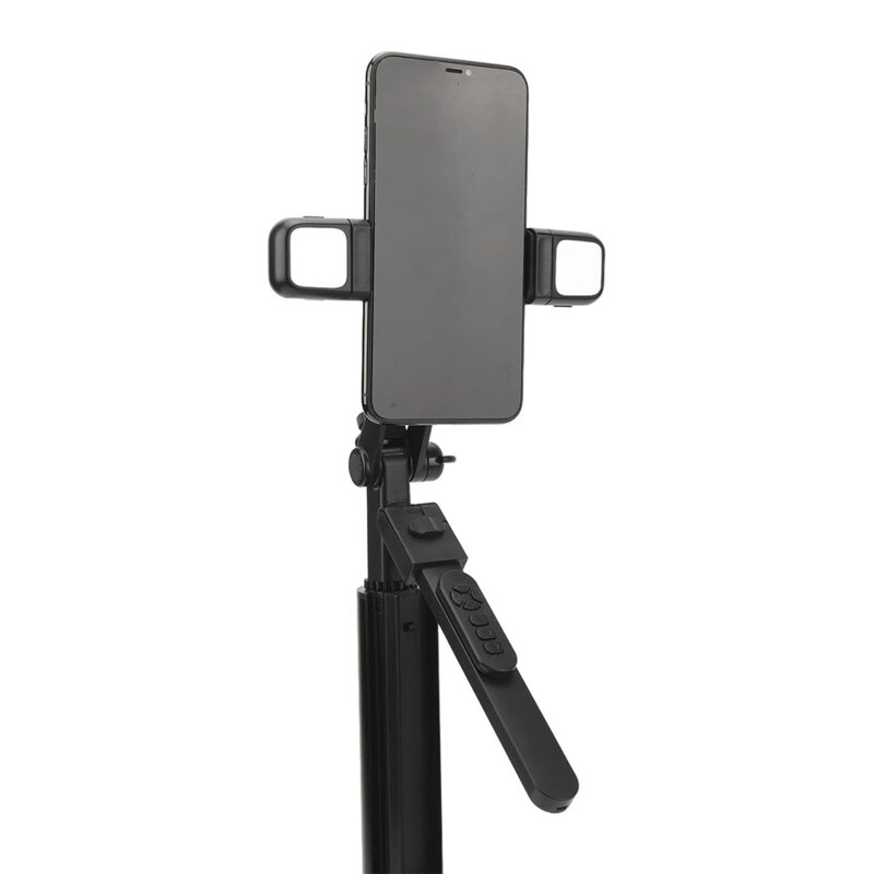 Selfie stick Bluetooth cu telecomanda si LED Techsuit K30S