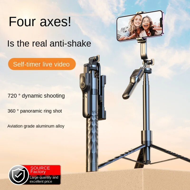Selfie stick Bluetooth cu telecomanda, Techsuit K28, 175cm