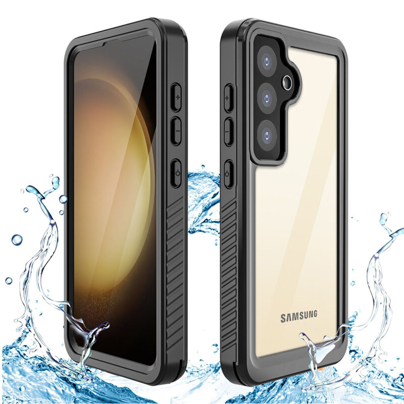 Husa impermeabila Samsung Galaxy S24 Plus ShellBox Waterproof IP68, negru