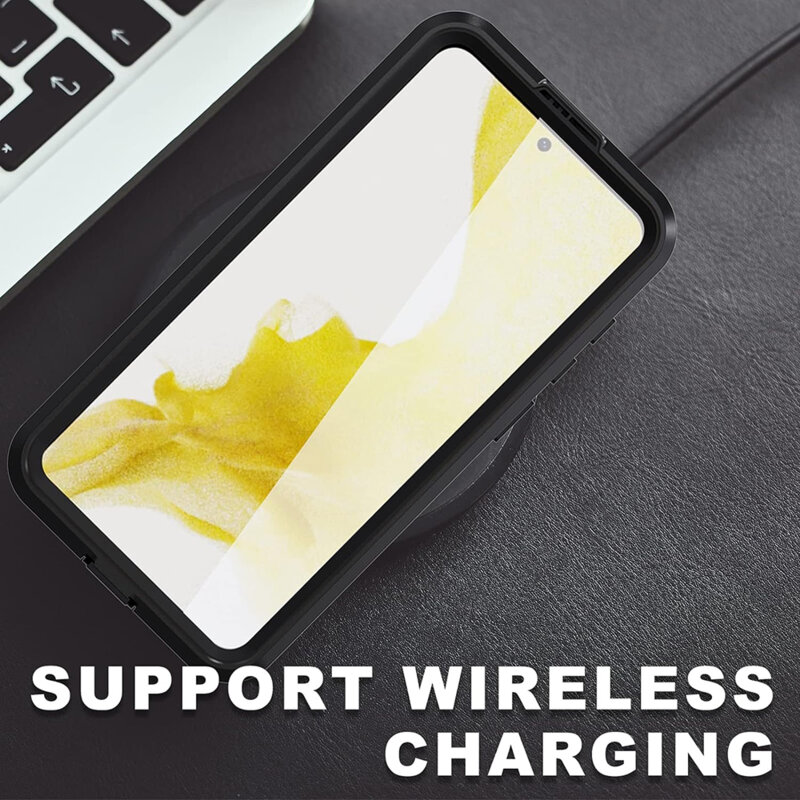 Husa impermeabila Samsung Galaxy S23 Plus ShellBox Waterproof IP68, negru