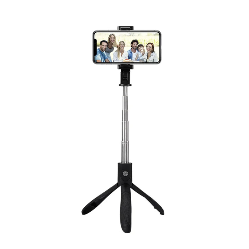 Selfie stick Bluetooth cu telecomanda Techsuit K06, 70cm