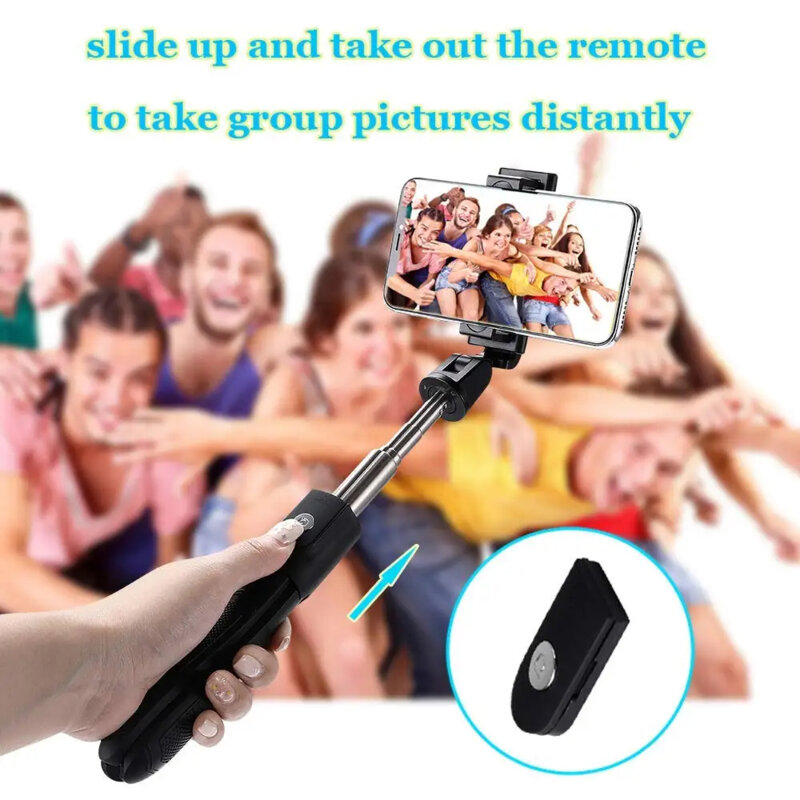 Selfie stick Bluetooth cu telecomanda Techsuit K06, 70cm