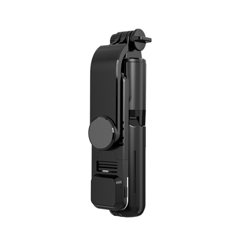 Selfie stick mini cu trepied, telecomanda, LED Techsuit L11s, 75cm