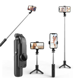 Selfie stick cu trepied, telecomanda, 360 Techsuit L11, 73cm