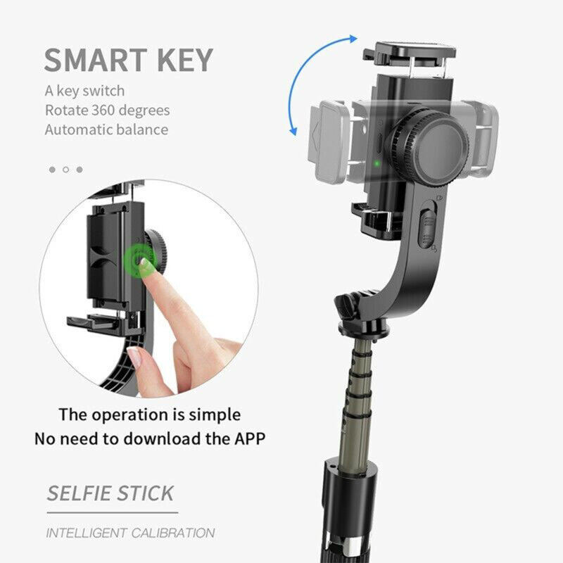 Selfie stick Bluetooth cu telecomanda Techsuit L08, 86cm