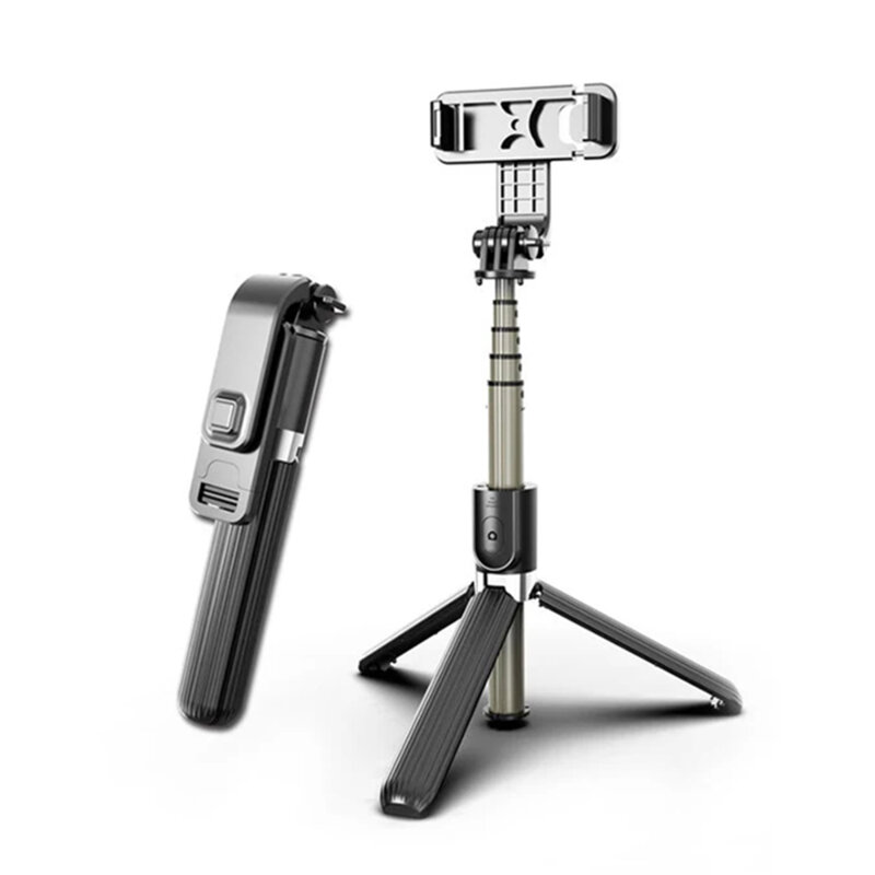 Selfie stick Bluetooth cu telecomanda Techsuit L03, 83cm