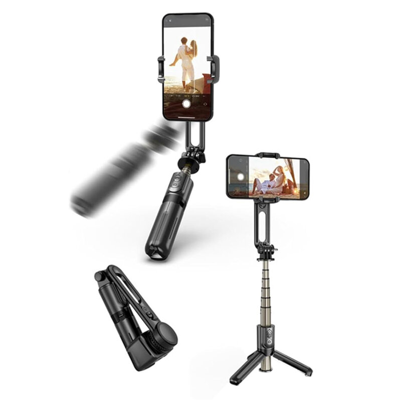 Selfie stick Bluetooth cu telecomanda Techsuit L18Mini, 70cm