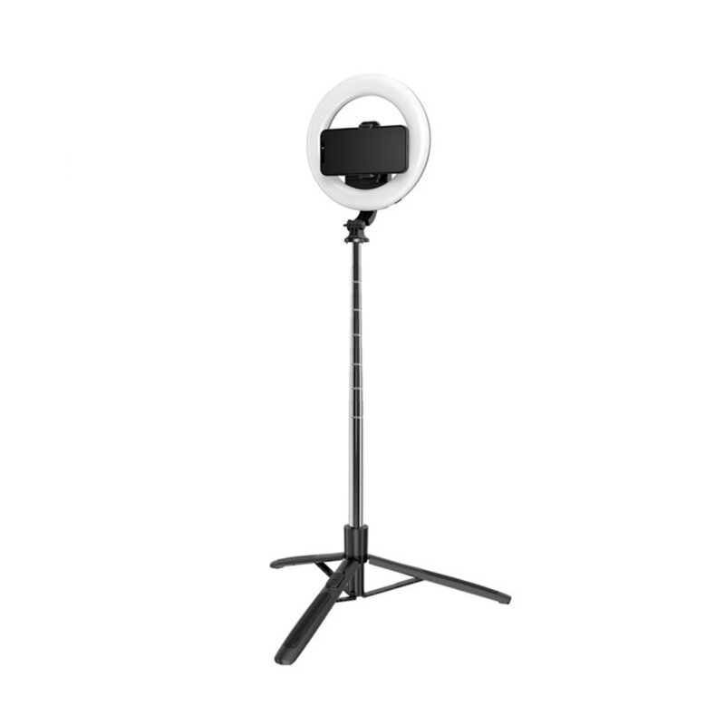 Selfie stick tripod, ring light, telecomanda Techsuit Q05s, 170cm