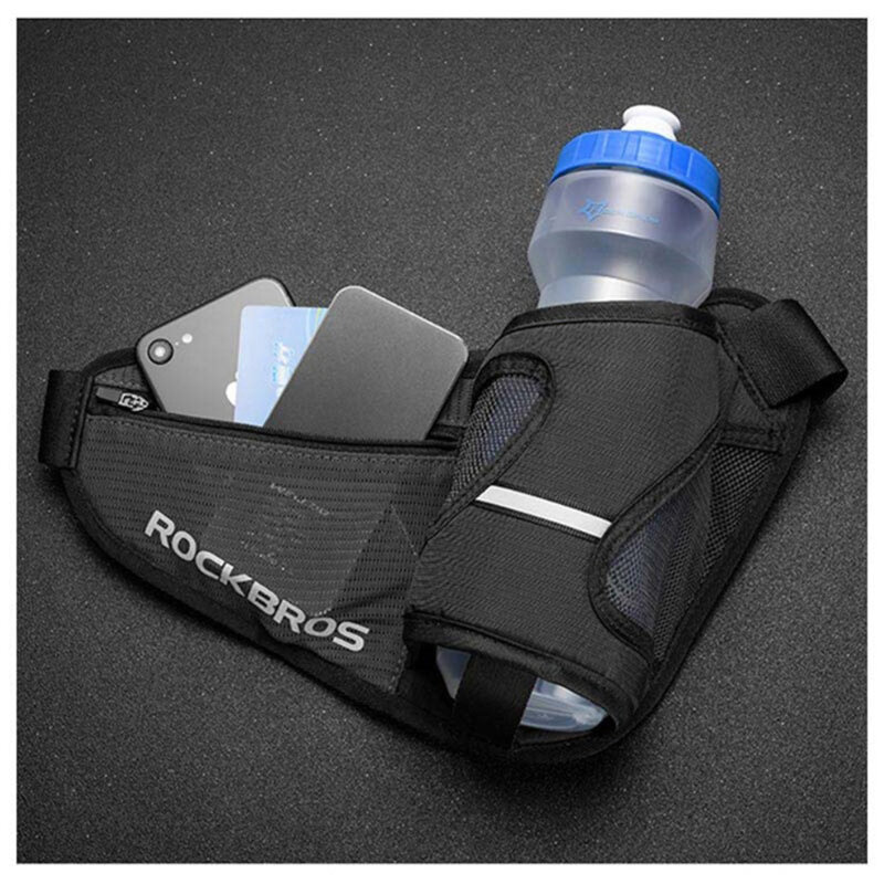 Borseta pentru telefon, sticla apa RockBros D36, negru