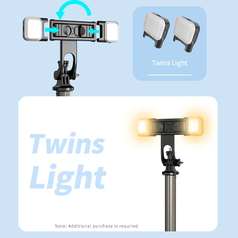 Selfie stick Bluetooth cu trepied stabil Techsuit Q06, 156cm