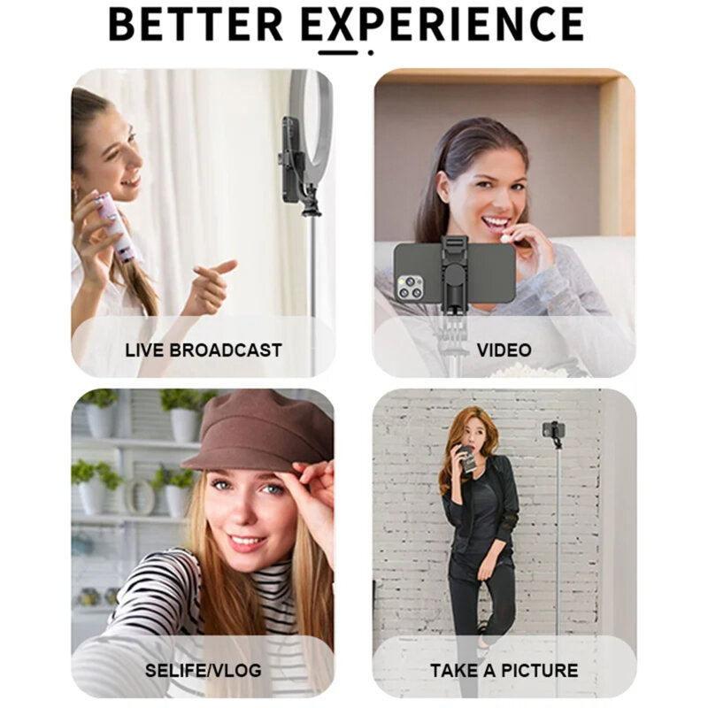 Selfie stick cu trepied si telecomanda Techsuit Q05, 158cm