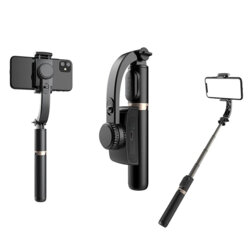 Selfie stick cu trepied si telecomanda Techsuit Q08, 75cm