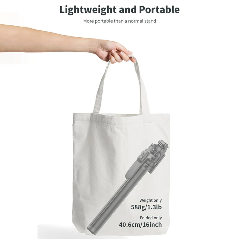 Selfie stick Bluetooth cu trepied stabil Techsuit C05, 205cm