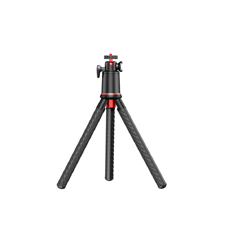 Selfie stick cu trepied flexibil, telecomanda Techsuit C03, 64cm