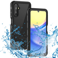 Husa impermeabila Samsung Galaxy A15 4G ShellBox Waterproof IP68, negru