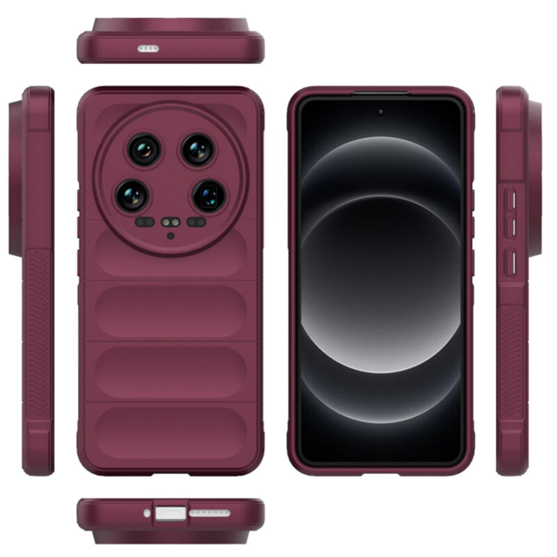 Husa Xiaomi 14 Ultra Techsuit Magic Shield, bordo