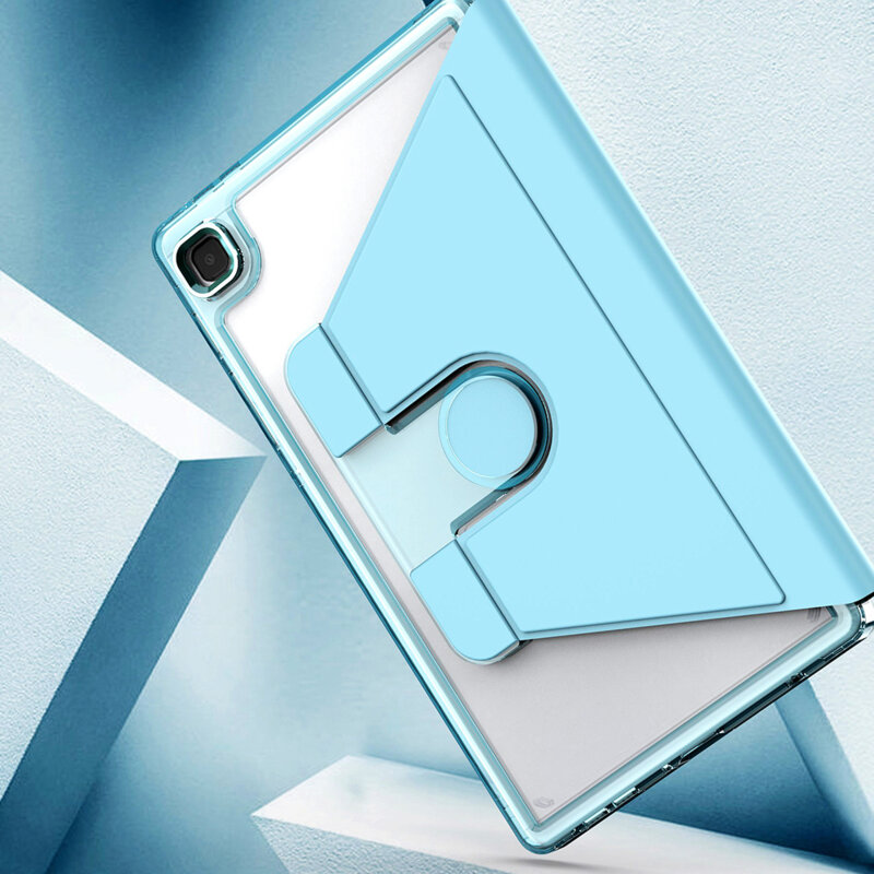 Husa Samsung Galaxy Tab A7 Lite Techsuit Crystal Vision, bleu