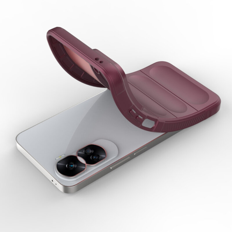 Husa Honor 90 Lite Techsuit Magic Shield, bordo