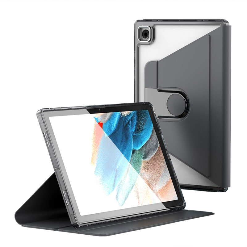 Husa Samsung Galaxy Tab A8 10.5 (2021) Techsuit Crystal Vision, negru