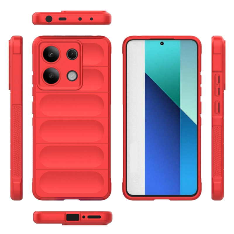 Husa Xiaomi Redmi Note 13 4G Techsuit Magic Shield, rosu