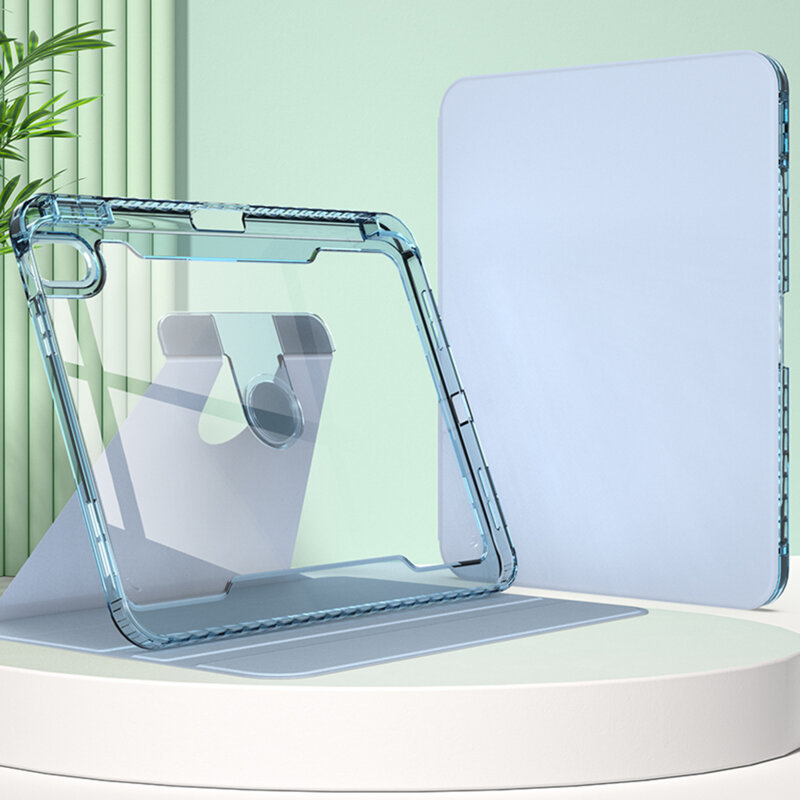 Husa iPad 10 (2022) 10.9 Techsuit Crystal Vision, bleu