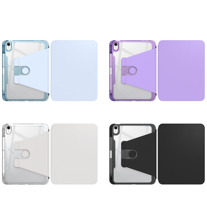 Husa iPad 10 (2022) 10.9 Techsuit Crystal Vision, bleu