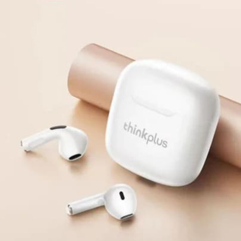 Casti half-in-ear TWS Bluetooth Lenovo ThinkPlus LP1, alb