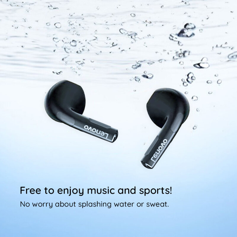 Casti half-in-ear TWS Bluetooth Lenovo ThinkPlus LP1, alb